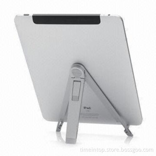 Ultra Portable Stand, Suitable for iPad 1/2G, Tablet and Smart-phones, Made of Alloy